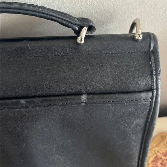 VTG Coach • genuine leather crossbody bag - Picture 10 of 10